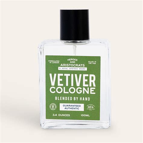 heroes and aristocrats vetiver cologne.